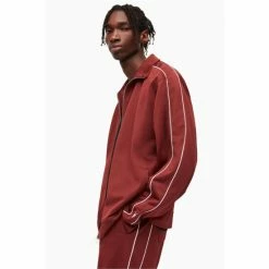 All Saints AllSaints Moreno Red Track Jacket -AllSaints shop unnamed file 1462