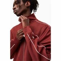 All Saints AllSaints Moreno Red Track Jacket -AllSaints shop unnamed file 1463