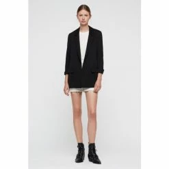 All Saints AllSaints Black Aleida Blazer -AllSaints shop unnamed file 1480