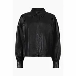 All Saints AllSaints Bella Black Shirt -AllSaints shop unnamed file 1490