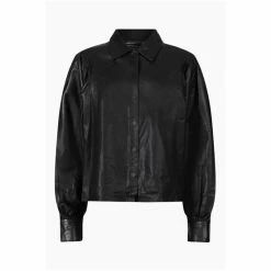 All Saints AllSaints Bella Black Shirt -AllSaints shop unnamed file 1491