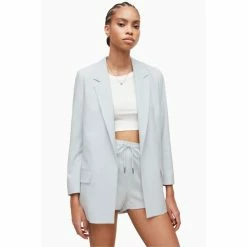 All Saints AllSaints Aleida Blue Tri Blazer