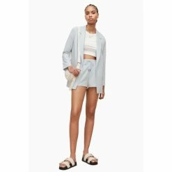 All Saints AllSaints Aleida Blue Tri Blazer -AllSaints shop unnamed file 1506