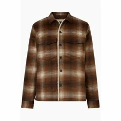All Saints AllSaints Seneca Brown Jacket -AllSaints shop unnamed file 1524
