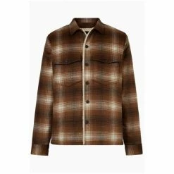 All Saints AllSaints Seneca Brown Jacket -AllSaints shop unnamed file 1525