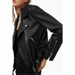 All Saints AllSaints Black Luna Biker Jacket -AllSaints shop unnamed file 1531