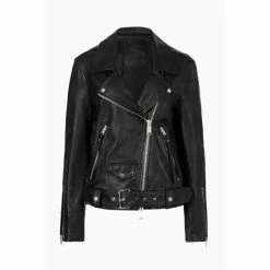 All Saints AllSaints Black Luna Biker Jacket -AllSaints shop unnamed file 1532