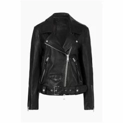All Saints AllSaints Black Luna Biker Jacket -AllSaints shop unnamed file 1533