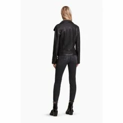 All Saints AllSaints Black Ellis Biker Jacket -AllSaints shop unnamed file 1536
