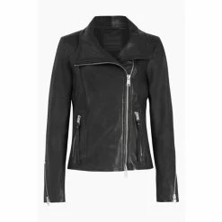 All Saints AllSaints Black Ellis Biker Jacket -AllSaints shop unnamed file 1541