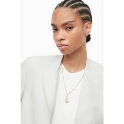 All Saints AllSaints White Leigh Blazer -AllSaints shop unnamed file 1554