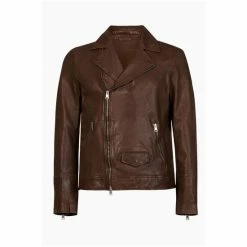 All Saints AllSaints Rio Biker Brown Jacket -AllSaints shop unnamed file 1563