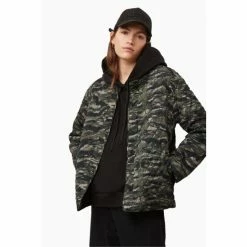 All Saints Green Hallie Liner Jacket