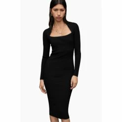 All Saints AllSaints Rea Black Dress