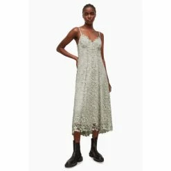 All Saints AllSaints Green Lali Dress