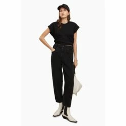 All Saints AllSaints Black Mira T-Shirt -AllSaints shop unnamed file 163