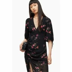 All Saints AllSaints Black Safiya Solanio Dress -AllSaints shop unnamed file 1632