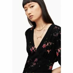 All Saints AllSaints Black Safiya Solanio Dress -AllSaints shop unnamed file 1634
