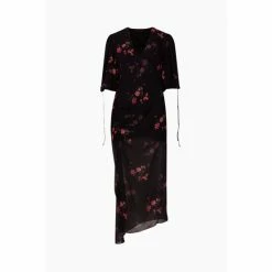 All Saints AllSaints Black Safiya Solanio Dress -AllSaints shop unnamed file 1635