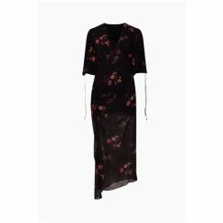 All Saints AllSaints Black Safiya Solanio Dress -AllSaints shop unnamed file 1636
