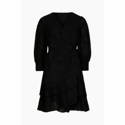 All Saints AllSaints Ari Ossia Black Dress -AllSaints shop unnamed file 1649