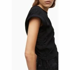 All Saints AllSaints Black Mira T-Shirt -AllSaints shop unnamed file 165
