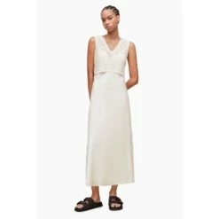 All Saints AllSaints Cass White Dress 9 All Saints AllSaints Cass White Dress -AllSaints shop unnamed file 1693