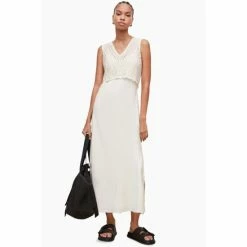 All Saints AllSaints Cass White Dress 10 All Saints AllSaints Cass White Dress -AllSaints shop unnamed file 1694