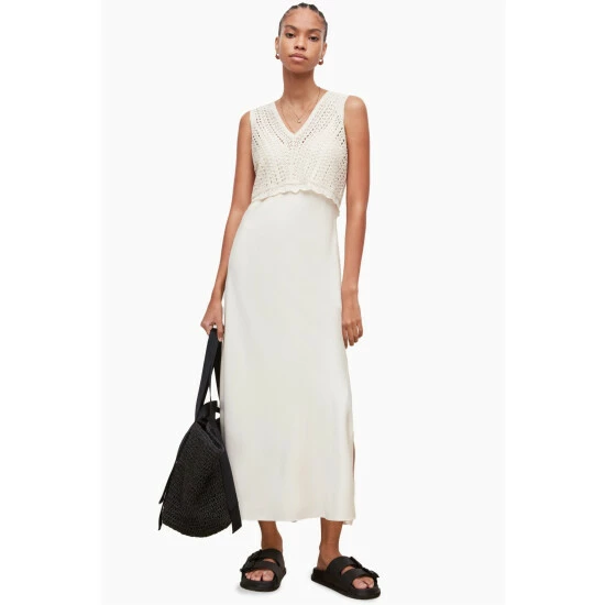 All Saints AllSaints Cass White Dress 4 All Saints AllSaints Cass White Dress - Image 4