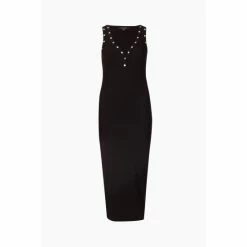 All Saints AllSaints Ava Black Midi Dress -AllSaints shop unnamed file 1702