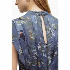 All Saints AllSaints Fleur Viola Black Dress -AllSaints shop unnamed file 1722