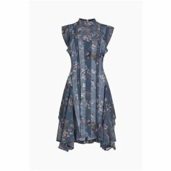 All Saints AllSaints Fleur Viola Black Dress -AllSaints shop unnamed file 1724