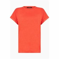 All Saints Red Anna T-Shirt -AllSaints shop unnamed file 175