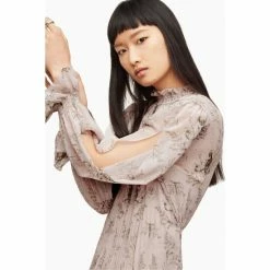 All Saints AllSaints Pink Cora Yorik Maxi Dress -AllSaints shop unnamed file 1762