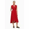 All Saints AllSaints Red Tate Broderie Dress