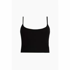 All Saints AllSaints Ariel Black Crop Top -AllSaints shop unnamed file 181