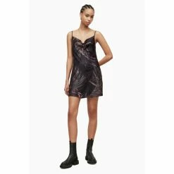 All Saints AllSaints Haddi Luar Black Dress