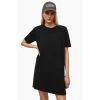 All Saints AllSaints Black Stud T-Shirt Dress