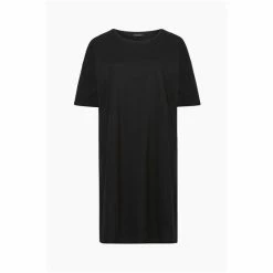 All Saints AllSaints Black Stud T-Shirt Dress -AllSaints shop unnamed file 1835