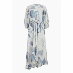 All Saints AllSaints Blue Dalia Oceano Dress -AllSaints shop unnamed file 1884