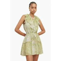 All Saints AllSaints Green Ali Noche Dress -AllSaints shop unnamed file 1916