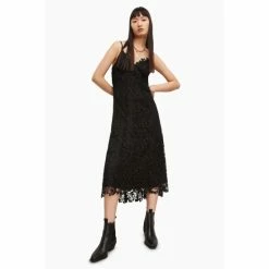 All Saints AllSaints Black Lali Dress