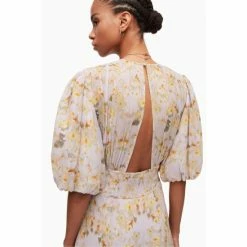 All Saints AllSaints Yellow Aspen Momo Dress -AllSaints shop unnamed file 1957