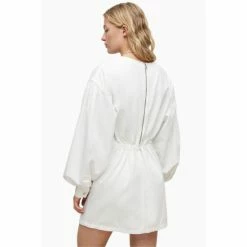 All Saints AllSaints Harlow White Denim Dress -AllSaints shop unnamed file 1984