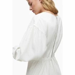 All Saints AllSaints Harlow White Denim Dress -AllSaints shop unnamed file 1987