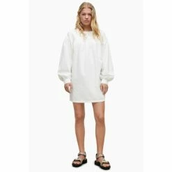All Saints AllSaints Harlow White Denim Dress -AllSaints shop unnamed file 1989