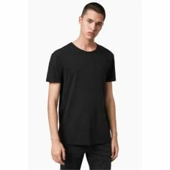 All Saints Black Figure Short-Sleeve Crew T-Shirt -AllSaints shop unnamed file 200