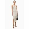 All Saints AllSaints Silver Lexi Halter Dress
