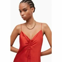 All Saints AllSaints Red Alexia Dress -AllSaints shop unnamed file 2044