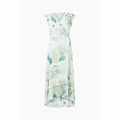All Saints AllSaints Green Dela Ngaru Dress -AllSaints shop unnamed file 2052